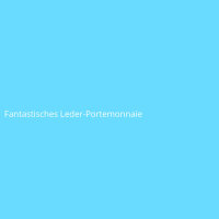 Fantastisches Leder-Portemonnaie