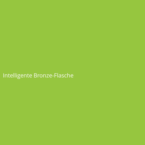 Intelligente Bronze-Flasche