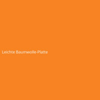 Leichte Baumwolle-Platte