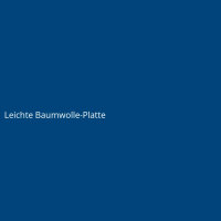 Leichte Baumwolle-Platte