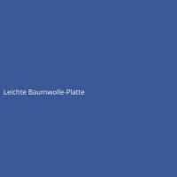Leichte Baumwolle-Platte