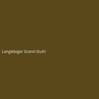 Langlebiger Granit-Stuhl
