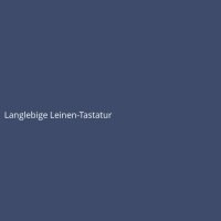 Langlebige Leinen-Tastatur