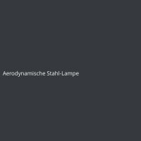 Aerodynamische Stahl-Lampe