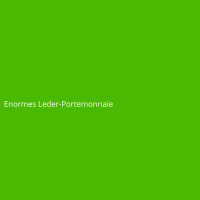 Enormes Leder-Portemonnaie