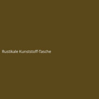 Rustikale Kunststoff-Tasche