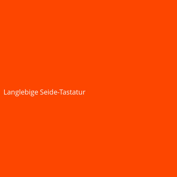 Langlebige Seide-Tastatur